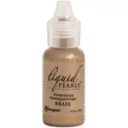 Liquid Pearls Dimensional Pearlescent Paint .5oz Brass