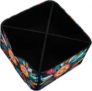 Desk Organizers and Storage,Small Desk Organizer,1-Pc,Colorful Peacock Feather