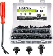 Angooni Custom Push Retainer Clips for Subaru | Stronger Than Original OEM, 120PCS Fastener Rivet Clips Nylon Bumper Automotive Kit with Fastener Remover Tool