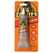 3oz tube Gorilla Clear Super Glue Anti Clog Cap,Fast-Dries