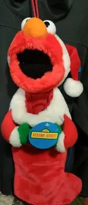 2002 Sesame Street 20" Elmo Plush Christmas Stocking Kurt S Adler