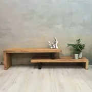 [MANGO TREES] "Victor" Wooden Adjustable Length TV Stand Entertainment Unit 2.1m