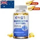 Quercetin 1000mg with Bromelain & Zinc Softgel Skin & Respiratory Health 120Pcs