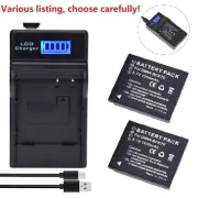 Battery or LCD charger for Panasonic Lumix DMW-BCK7 DMC-FH7 DMC-FH8 DMC-FH25 H27