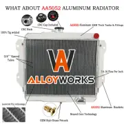 3Row Alum Radiator Fit 87-99 Daihatsu Rocky F70 F75 F80 F85 2.8L Diesel MT SP05
