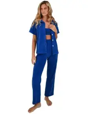 [Ambition the Label] Organic Cotton Pants in Blue