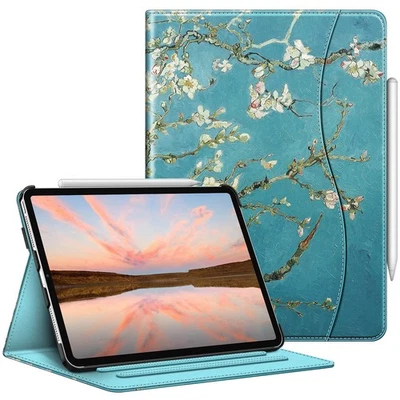 Fintie iPad Pro 11" Case 4th/3rd Gen 2022/2021 Folio Stand Blossom