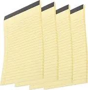 STOBOK 4 Pack Mini Legal Pads College Ruled Writing Pads Memo Notepad Tearable Memo for School Office