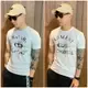 美國百分百【Armani Exchange】T恤 AX 短袖 圓領 logo 上衣 T-shirt 灰色 白色 K347