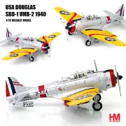 HOBBY MASTER USA for Douglas SBD-1 VMB-2 1940 1/72 diecast plane model aircraft