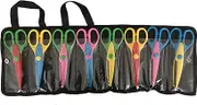 EXERZ Craft Scissors 8pcs, Edge Scissors with a Carrying Bag - 8 Patterns Zig Zag - Paper Art