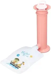 Fruit Puree Filler, 7 Set Reusable Pure Color Pouches 100-200ml Toddler Fruit Squeeze Puree Filler for Kids, Baby Food Pouch Maker Safe Baby Food Dispenser for Home Pouch Filling (Pink)