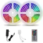 Led Strip Lights Led Strip Lights Waterproof, 32.8ft(2 Rolls of 16.4ft) RGB C...
