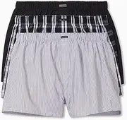 [Calvin Klein] Men's Cotton Classics Woven Boxer 3 Pack