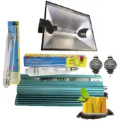 400-1000w HPS MH Grow Light HoodxL 6" Reflector Dimmable digital ballast YoYo