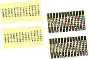 ifundom Guitar 4pcs Guitar Fretboard Stickers Fretboard Notes Pvc Material Sweatproof Easy to Apply Remove Ideal for Practice