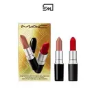 MAC Cosmetics 2 PIECE Star Status Lustreglass + Retro Matte Lipstick Holiday Set