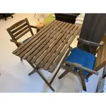 IKEA FALHOLMEN餐椅兩張/ ASKHOLMEN餐桌