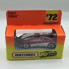 1997 Matchbox #72 Street Streak Superfast MIB Unpunched