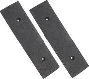 TOPPERFUN 2pcs Indoor Threshold Ramp Mat Mobility Ramp for Doorways Non-Slip Step Mat for Home Entrance