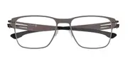 Ic! Berlin IC5023 Hannes S. Graphite Men's Glasses Grey Size 55 - Private Health Rebate - Blue Light Block Available