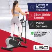 LSG CTG300 Elliptical Cross Trainer Magnetic Resistance Home Gym Exercise Bike