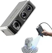 3D Scanner for 3D Printer, 0.01mm Accuracy, 24-bit Color Camera, 10FPS Scanning Speed, Anti-Shake Scan for Windows/MacOS, 3DMakerpro Seal (Standard)