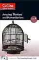 The Amazing People Club-Amazing Thinkers and Humanitarians (CEF B2 Level 4)(1書+1 mp3 CD)