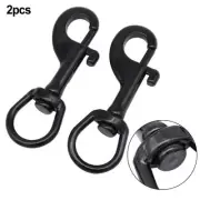 2pcs Stainless Steel Swivel Eye Bolt Snap Hook for Scuba Diving Pet leash Flag