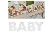 Baby Shower Party Grazing Board Letters Table Decorations Dessert Food Display