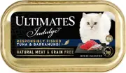 Ultimates Cat Pet Food Indulgence Responsibly Fished Tuna & Barramundi, Adult...