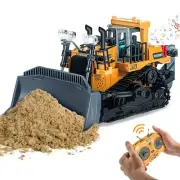 Metal RC-Bulldozer - Realistic Construction Remote Control Bulldozers Toy with