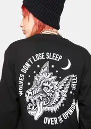 [Lurking Class] Opinions Long Sleeve Graphic Tee