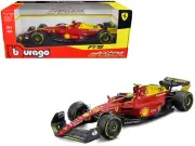 2022 Ferrari F1-75 #55 Carlos Sainz Diecast Model Car 1/18 Bburago