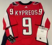 Nick Kypreos Washington Capitals Signed Adidas Hockey Jersey [Frameworth COA]