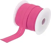 uxcell 1 Inch Single Fold Bias Tape Polyester Continuous Bulk Bias Tape for Sewing, Seaming Quilting Hemming Binding Crafts (Rose Red 25 Yards)