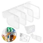 1Pcs/1Set Bottle Can Organizer Storage Shelf Fridge Side Door Divider Clip
