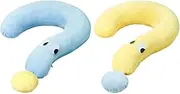 Pet Question Mark Shaped U-Shaped Pillow Protection Deep Sleep Pillow Soft Soothing Seasons Universal Four