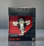 Star Wars Titanium Black #24 Jango Fett Slave Ship 1