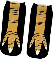 [Perfeclan] Chicken Legs Socks Breathable Cartoon Animal Socks for Gift Street Sport Travel