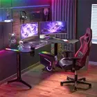 162CM L-Shape Gaming Desk Computer Desk Workstation Racer Table Carbon Fiber Top