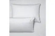 Bianca Heston 300TC Percale Cotton Fitted Sheet Pillowcase Combo WHT