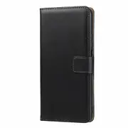 Leather Horizontal Flip Holster for Huawei Honor 9X Pro with Magnetic Clasp and Bracket and Card Slot and Wallet
