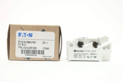 EATON J11 9084A17G01 Type J Auxiliary MOD Contact Block