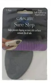 Cavalier Sure Step Non-Skid Pads For Men's & Women's Shoes Self-Adhesive 1 Pair