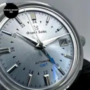 Custom Grand Seiko Elegance Blue Men's GMT MOD Watch - NH34GMT