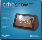 Amazon Echo Show 5 Charcoal Compact Display Smart Speaker W/ Alexa 5.5" Screen