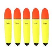 3.5oz Fishing Slip Bobbers, 5 Pack EVA Fishing Float, Yellow