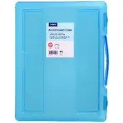 J.Burrows Stationery Case with Handle Blue