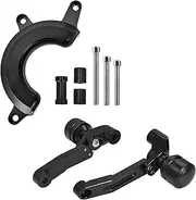 Motorbike Crash Slider for Honda CB650R 2019-2022 CB650F 2014-2020 Motorcycle Anti-Collision Device Frame Slider Falling Protection Falling Protection Crash Pad (Color : Black)